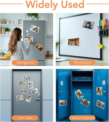 Magnetic Picture Frames for Refrigerator 4x6, 30 Pack White