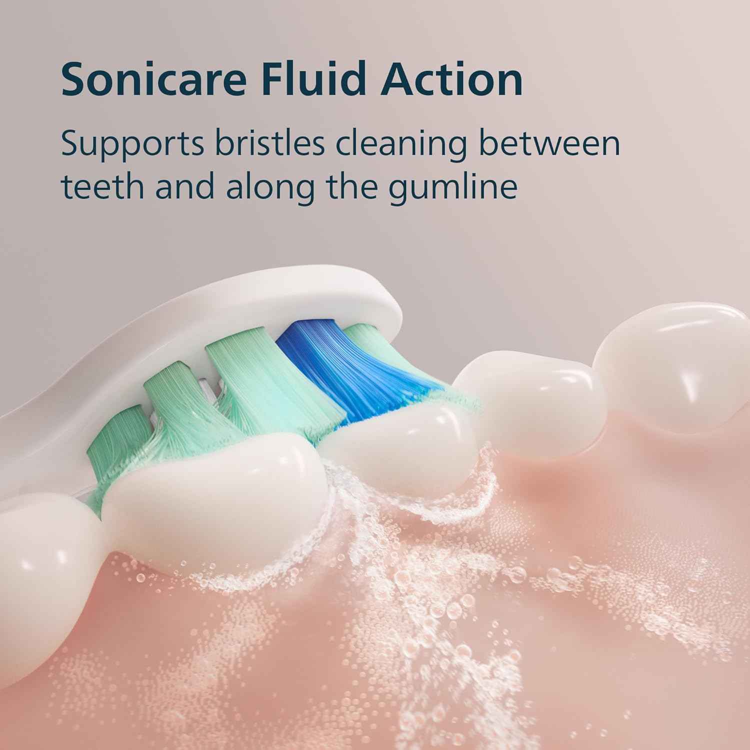 Philips Sonicare 4100 Rechargeable Electric Toothbrush, 1 Brush Head, Black | 700% More Plaque Removal¹, Pressure Sensor, 2 Brush Settings, 2-Minute Guided Timer, 14-Day Battery, HX3681/24
