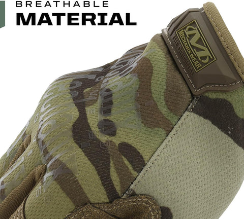 Mechanix Wear Original MultiCam Tactical Gloves, Large