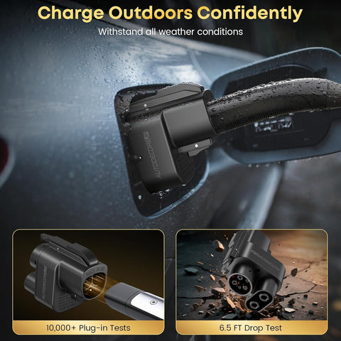NACS to CCS1 Adapter, 500A/1000V for V3/V4 Tesla Supercharger