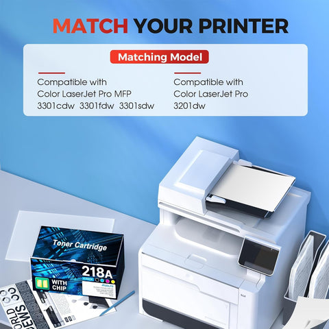 218X 218A Toner Compatible for HP 218A Work for HP 3301 Toner Cartridges