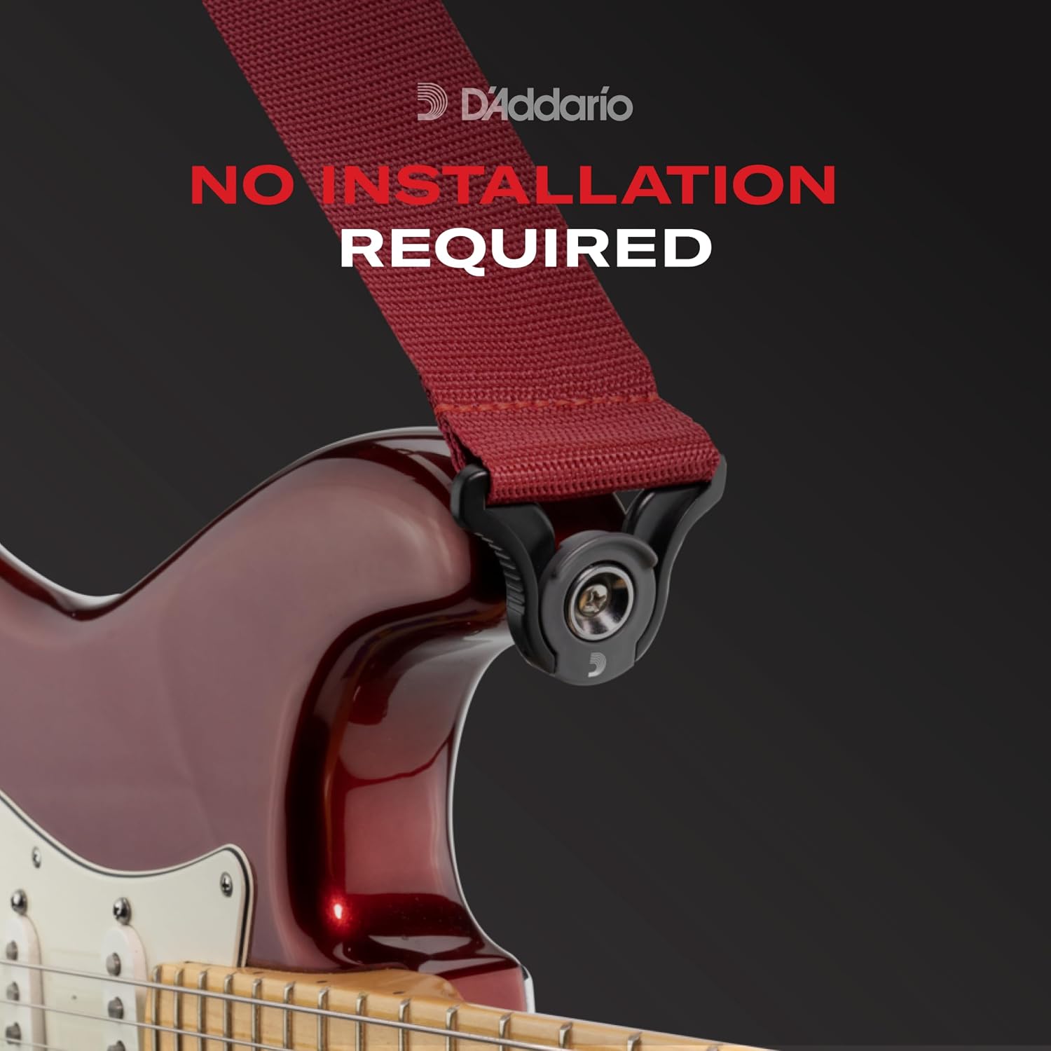 D'Addario Auto Lock Guitar Strap - Acoustic & Electric Accessories