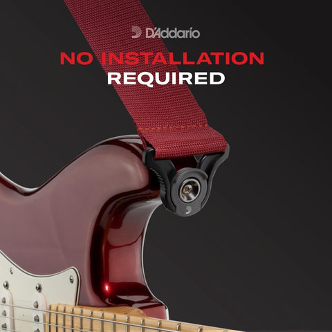 D'Addario Auto Lock Guitar Strap - Acoustic & Electric Accessories