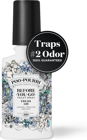 Poo-Pourri Before-You-Go Toilet Spray, Fresh Air, 4 Fl Oz
