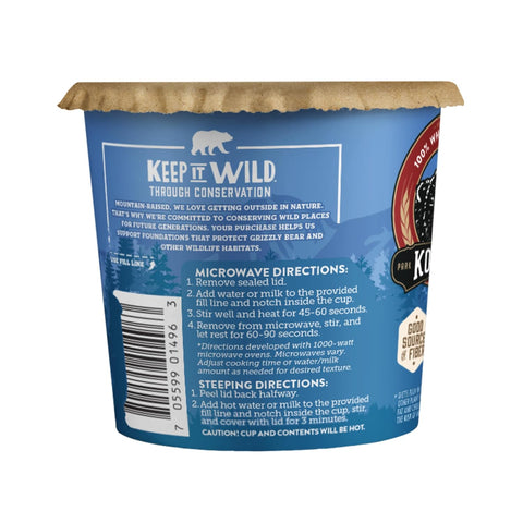 Kodiak Oatmeal Cups Blueberries & Cream, High Protein, Whole Grains, 12pk