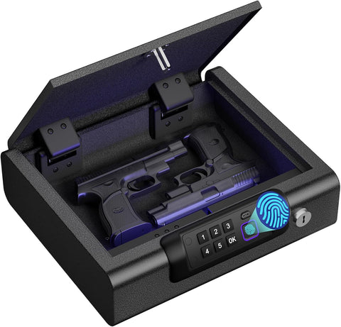BILLCONCH Gun Safe,Biometric Fingerprint Gun Safe for Handgun Pistol Safes