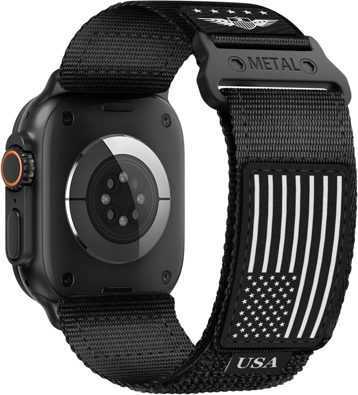 Rugged Nylon for Apple Watch Ultra 2/Ultra 3 Band 49mm 46mm 45mm 44mm Men
