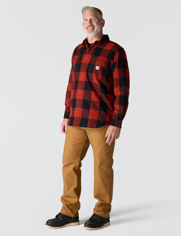 Carhartt Men's Hubbard Loose Ls Plaid Shirt