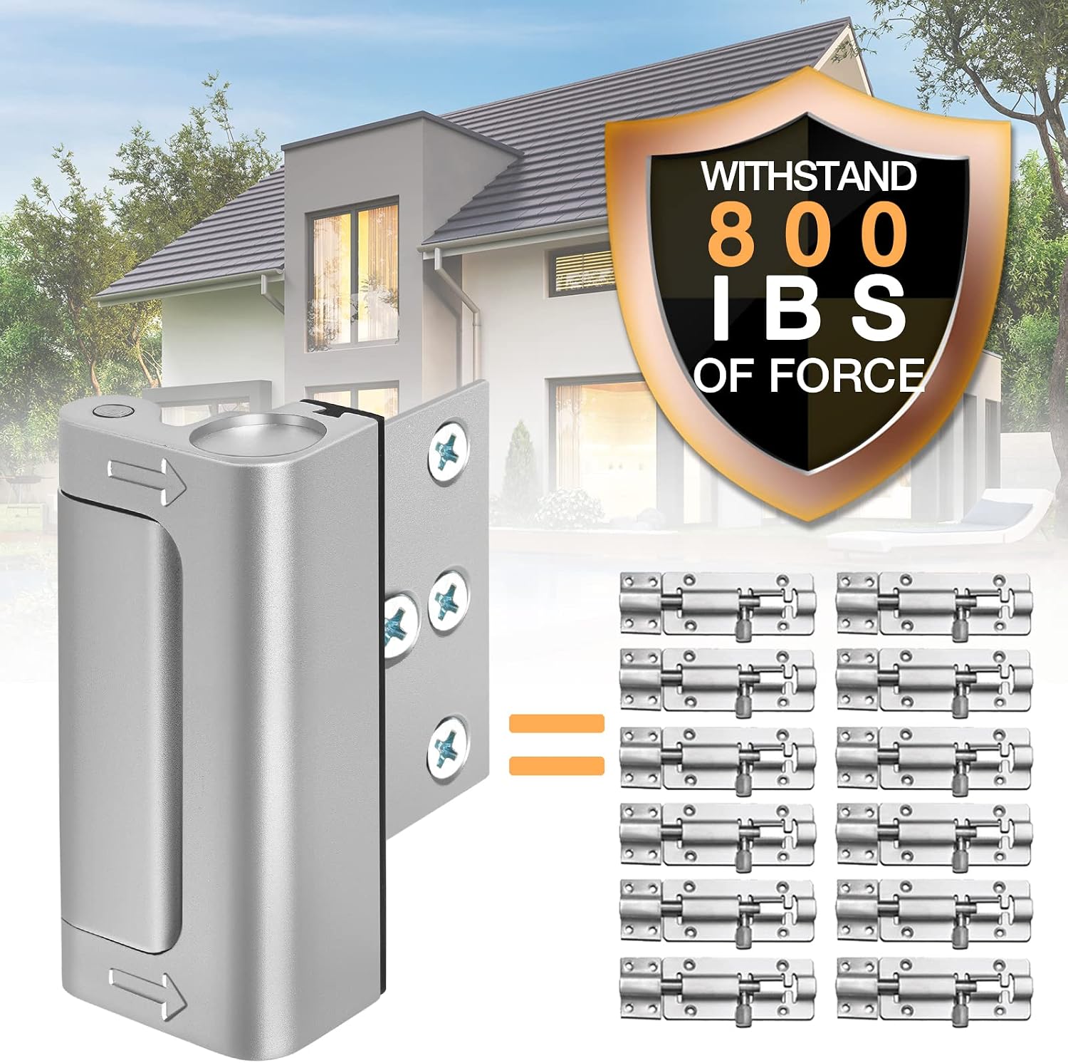Door Locks for Front Door Kids Safety Home Security Door Reinforcement Lock