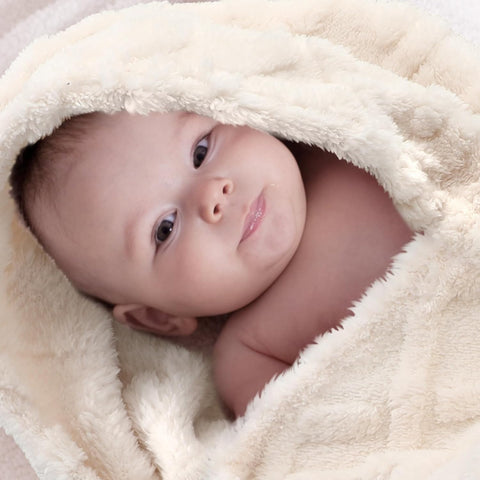 VitalCozy 4 Pcs Fleece Baby Blankets 3D Plush Soft Newborn,Pink Set