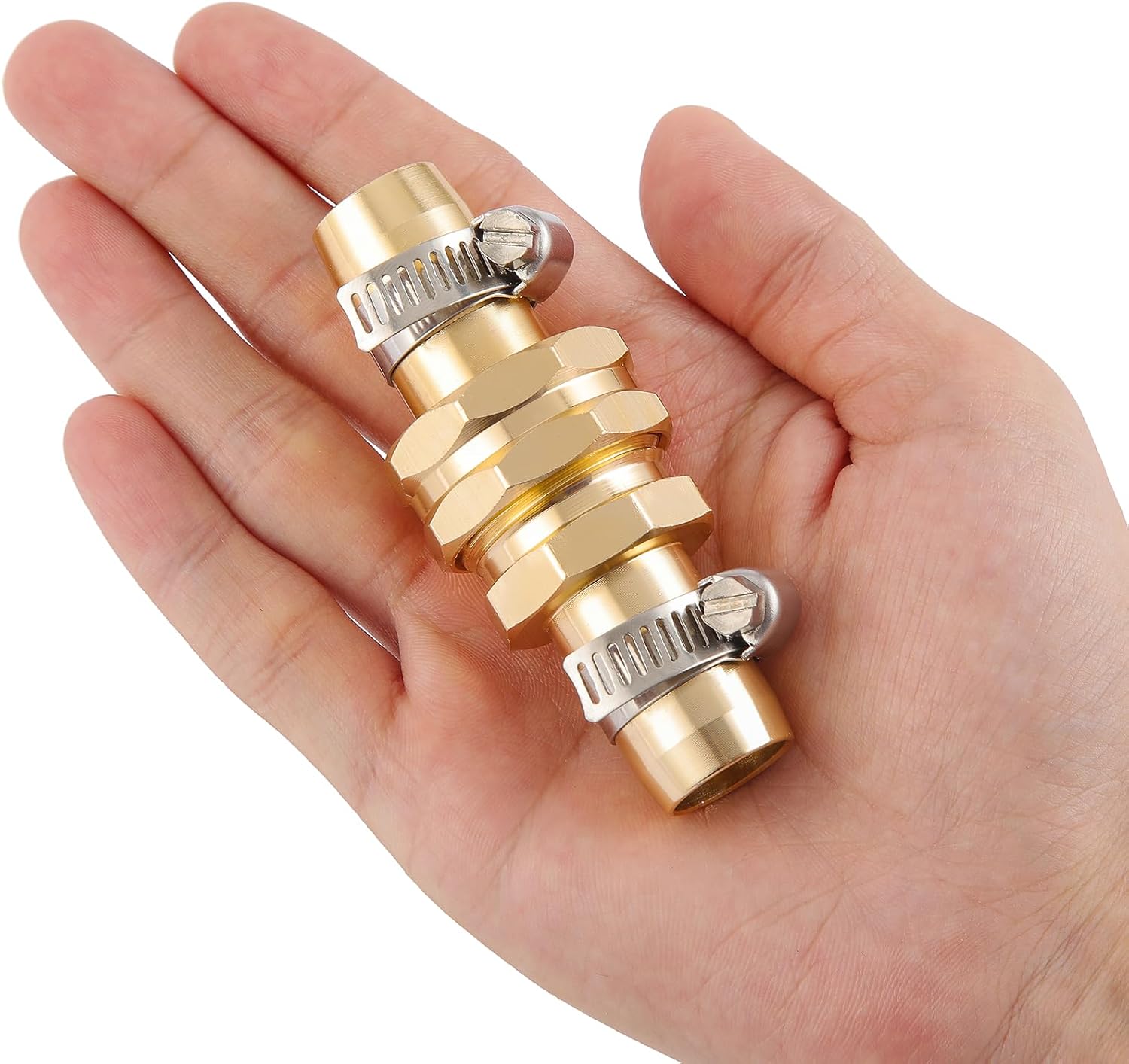 Garden Hose Repair Connector Kit, Fit for 3/4" or 5/8" Garden Hose Fitting