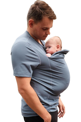 Lalabu The Dad Shirt | Hands-Free Baby Carrier for Dads - Brook - 3XL