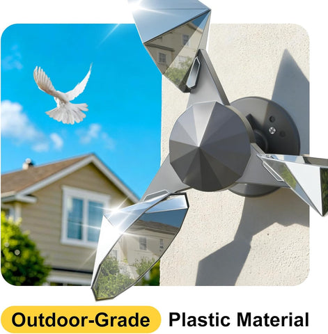 OFFO Bird Reflector, Reflective Pinwheel Wind Spinner, 5.1 Inch