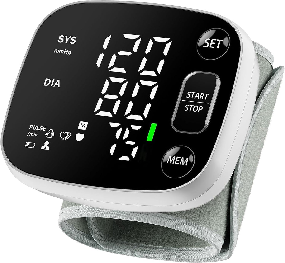 Oklar Wrist Blood Pressure Monitor, FDA Cleared Rechargeable BP Machine