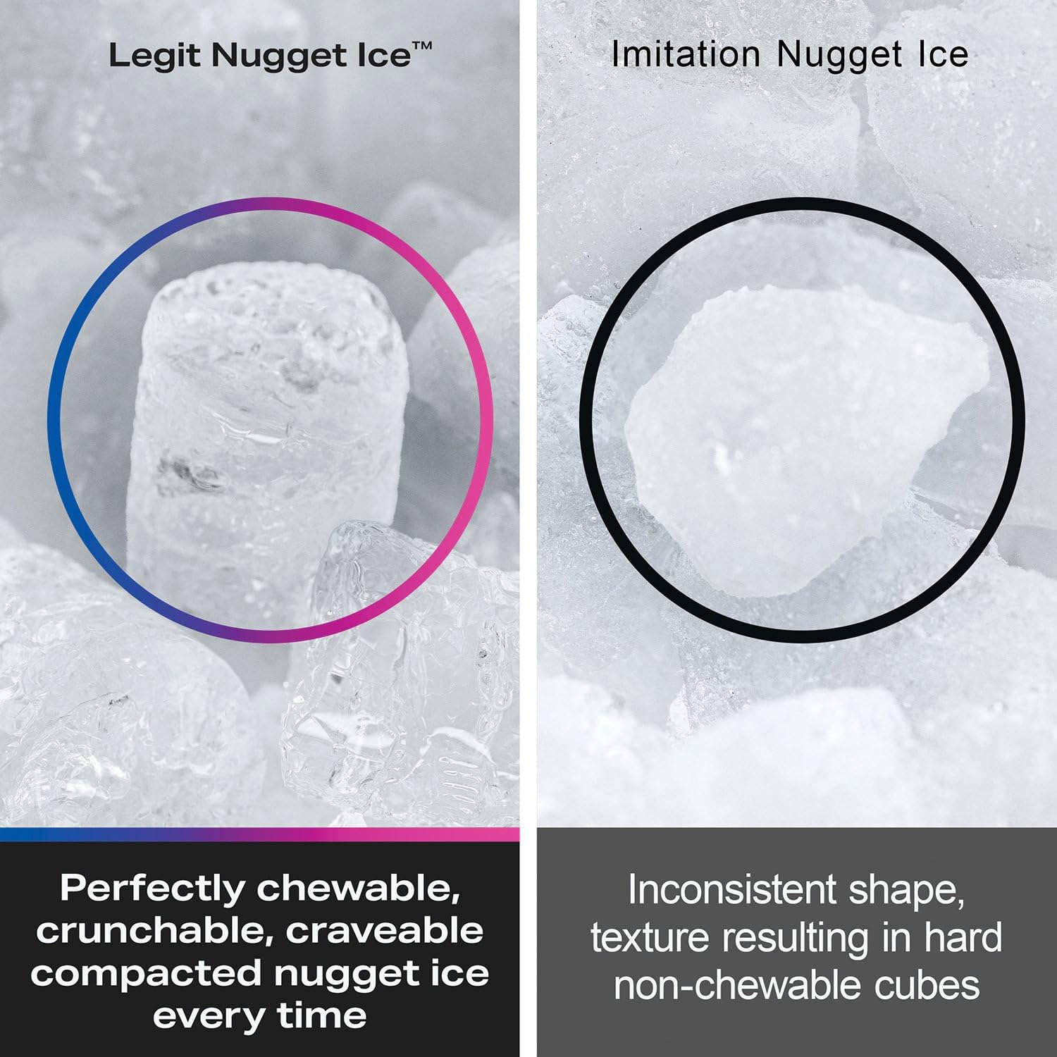 GE Profile Opal Nugget Ice Maker with Side Tank (Renewed)