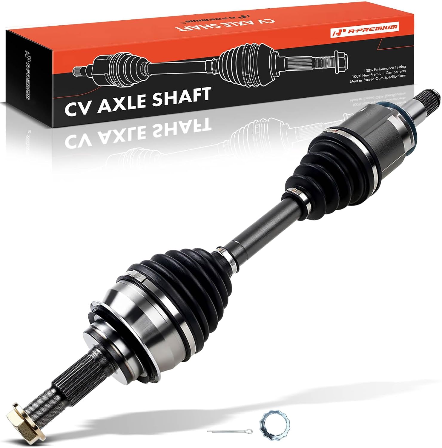 A-Premium Front Driver or Passenger Side CV Axle Shaft Assembly