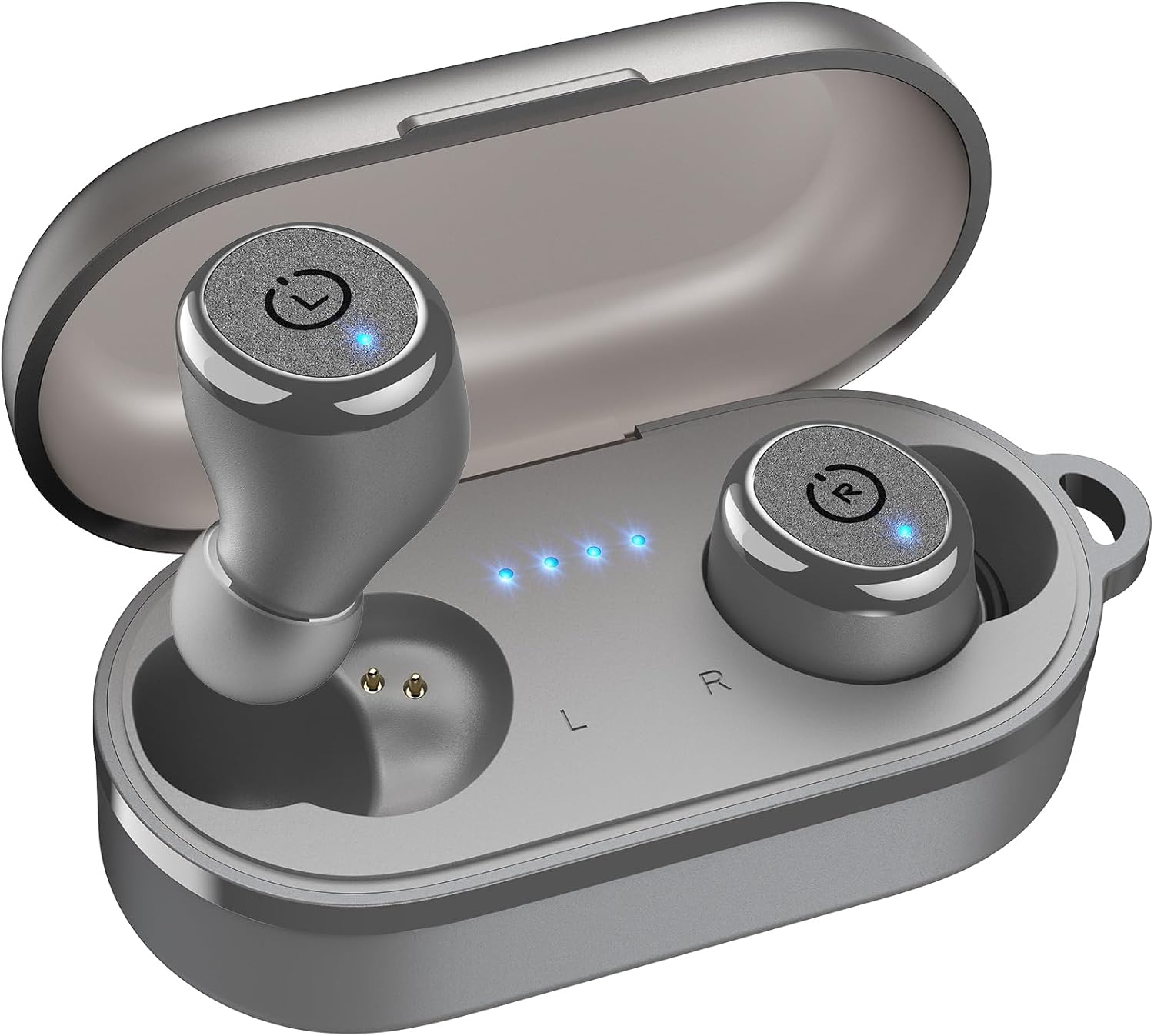 TOZO T10 Wireless Earbuds Powerful Bass Stereo Wireless Charging, APP, IPX8