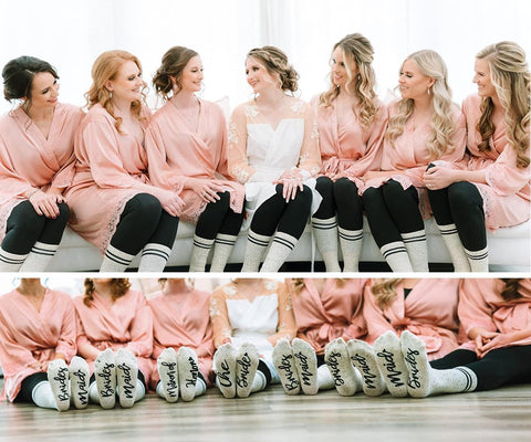 Bridesmaid Gifts For Women Wedding Gifts Proposal Set Bachelorette Party Favors Decorations Bride Socks…