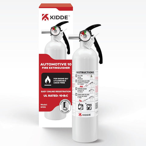 Kidde Auto 10 Fire Extinguisher for Cars and Trucks, 10-B:C, M10G