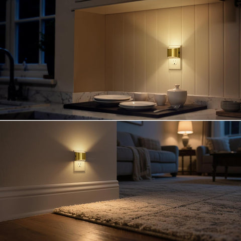 DORESshop Night Light, Night Lights Plug into Wall, Adjustable, 3000K