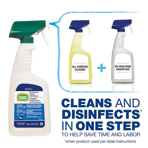 Comet Disinfecting Sanitizing Bathroom Cleaner & Deodorizer (1 gal, 3 pack)