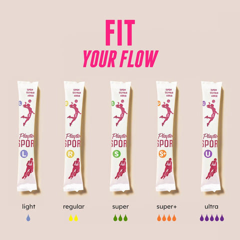 Playtex Sport Tampons, Multipack Regular/Super, Fragrance Free, 48 ct