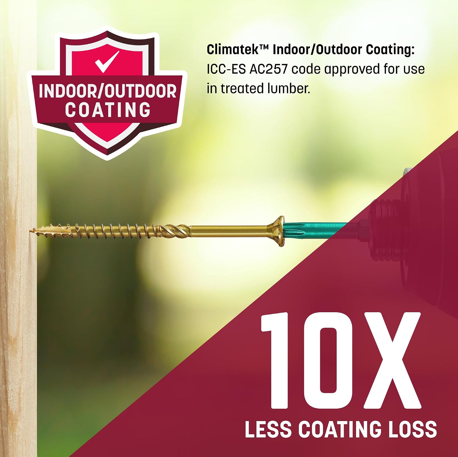 GRK Fasteners R4™ #10 x 3-1/8" Multi-Purpose Framing Screws, 630 PCS