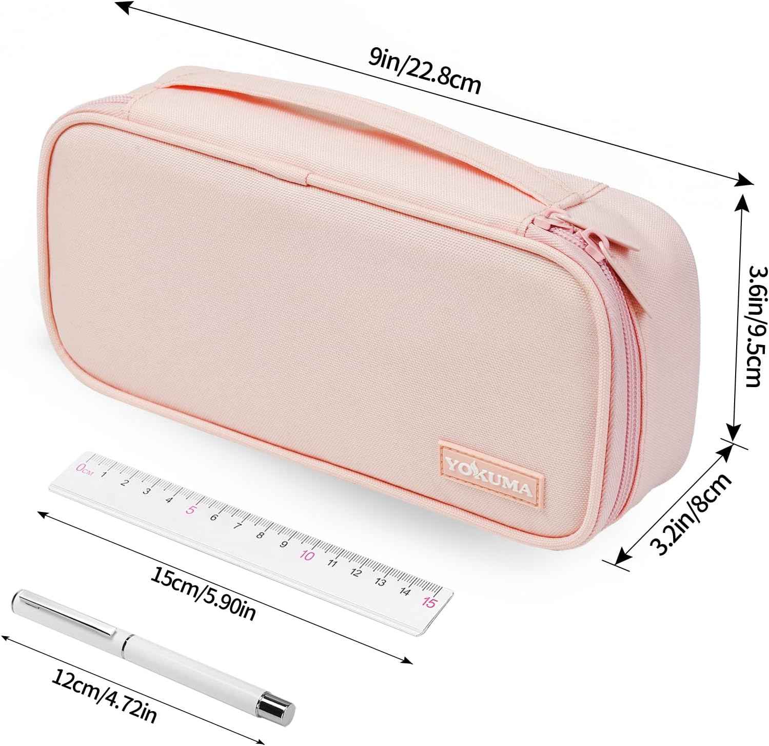 YOKUMA Pencil Case Big Capacity Pencil Pouch Bag Box for Girls Boys Gift