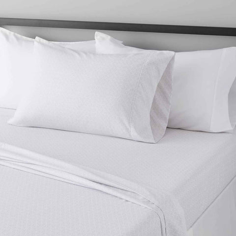 Amazon Basics Lightweight Super Soft Easy Care 3-Piece Microfiber Cozy Bed Sheet Set with 14-Inch Deep Pockets, Twin XL, Gray Crosshatch