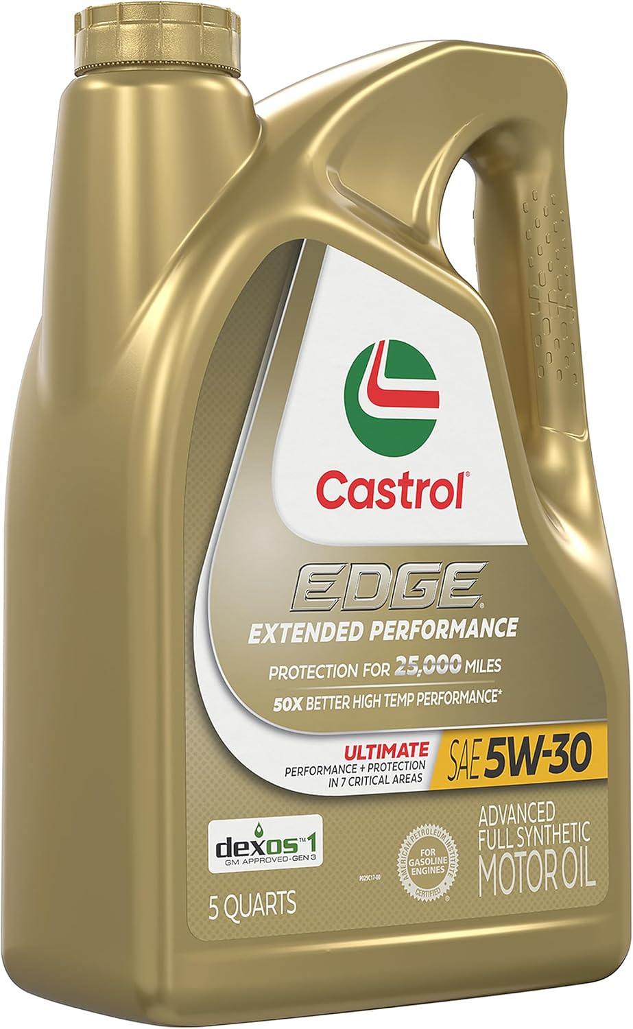 Castrol EDGE Extended Performance 5W-30 Advanced Full Syn Motor Oil, 5 Qt