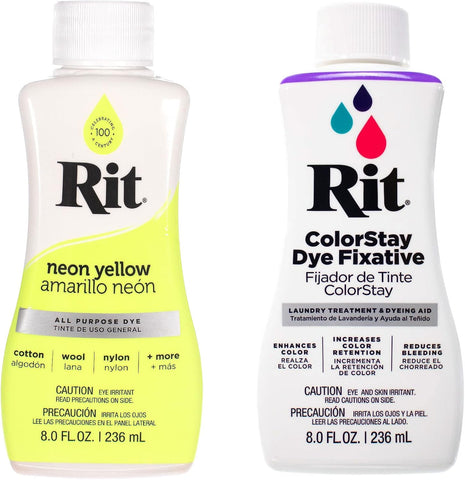 RIT Dye Wide Selection of Colors with Color Fixative