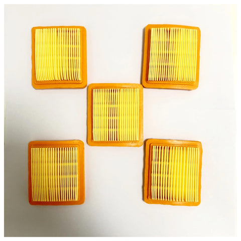 YEAACLAB 5pcs/lot Air filter Air Cleaner for HD GX50 GX-50 UMK450 47.9CC 4 STROKE engine Brush cutter trimmer Replace 17211-Z3F-000, YEAACLAB123