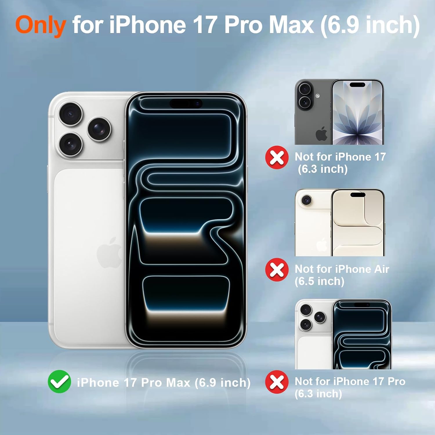 SUPFINE Silicone & Magnetic for iPhone 17 Pro Max Case