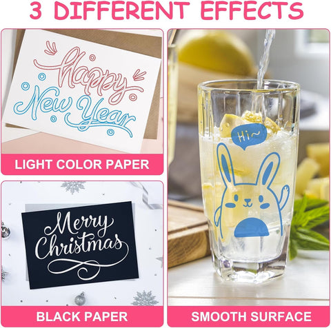 Muchcute 36 Outline Markers Glitter Pens: Arts Crafts Kids 4-12 Girls Gifts