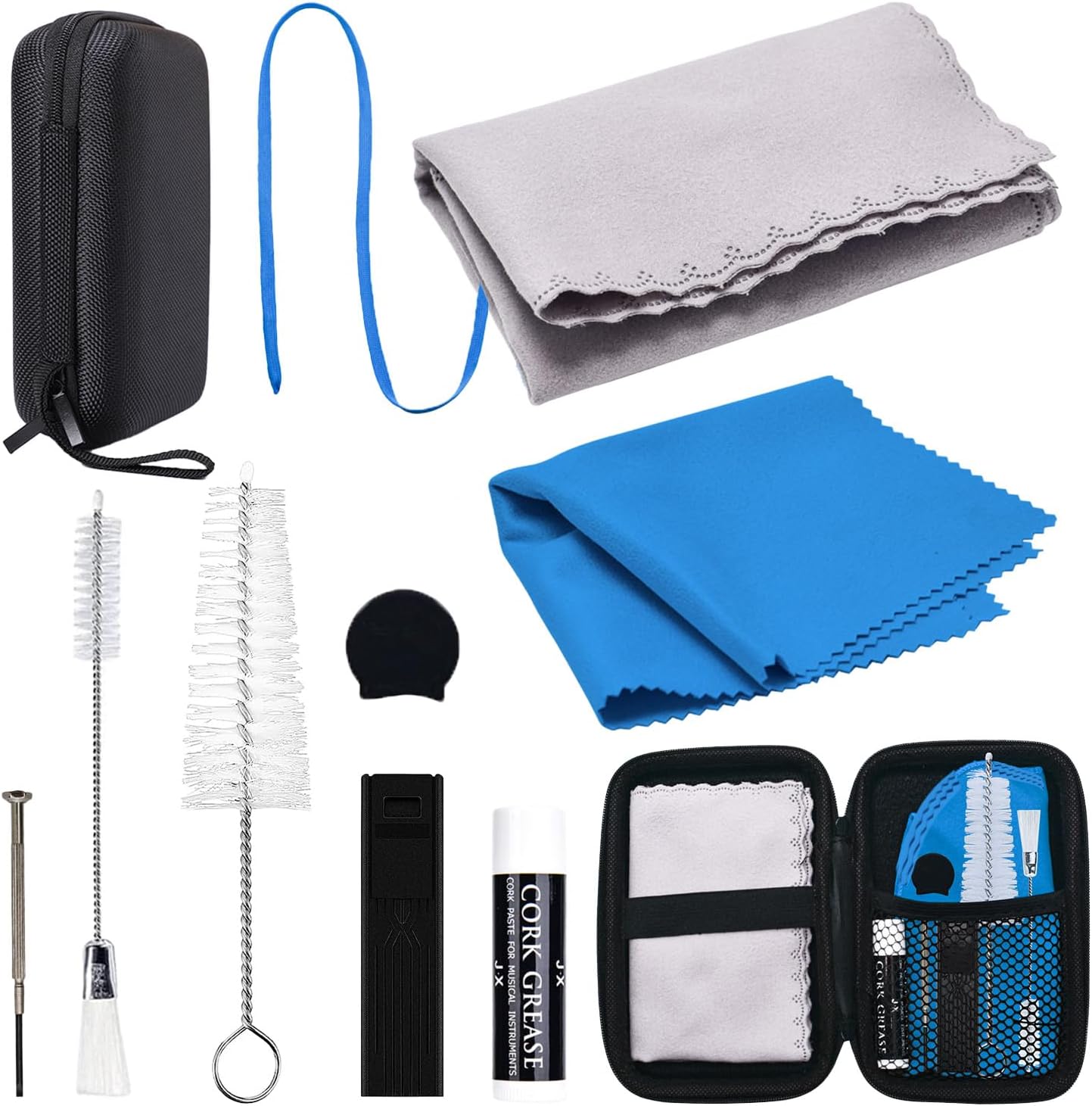 SKYNEO Clarinet Care Kit, Saxophone Cleaning Kit with Swab