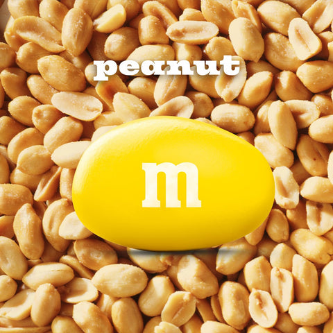 M&M's Peanut Candy Jars, Assorted Chocolate Candies, Party Size Bulk, 23 Ounces Each
