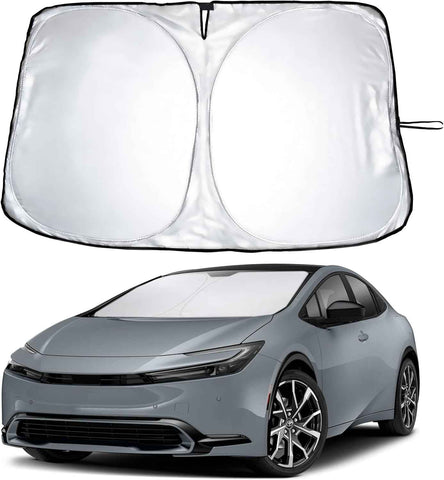 EcoNour Windshield Sunshade Compatible for Toyota Prius Hatchback 2023-2026