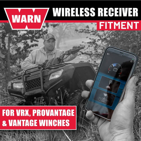 WARN HUB Wireless Receiver for Powersports Winches - Bluetooth Compatible