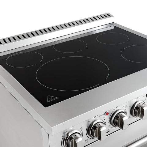 Forno Paolo 30" Freestanding Electric Range with True Convection in Stainless-Steel