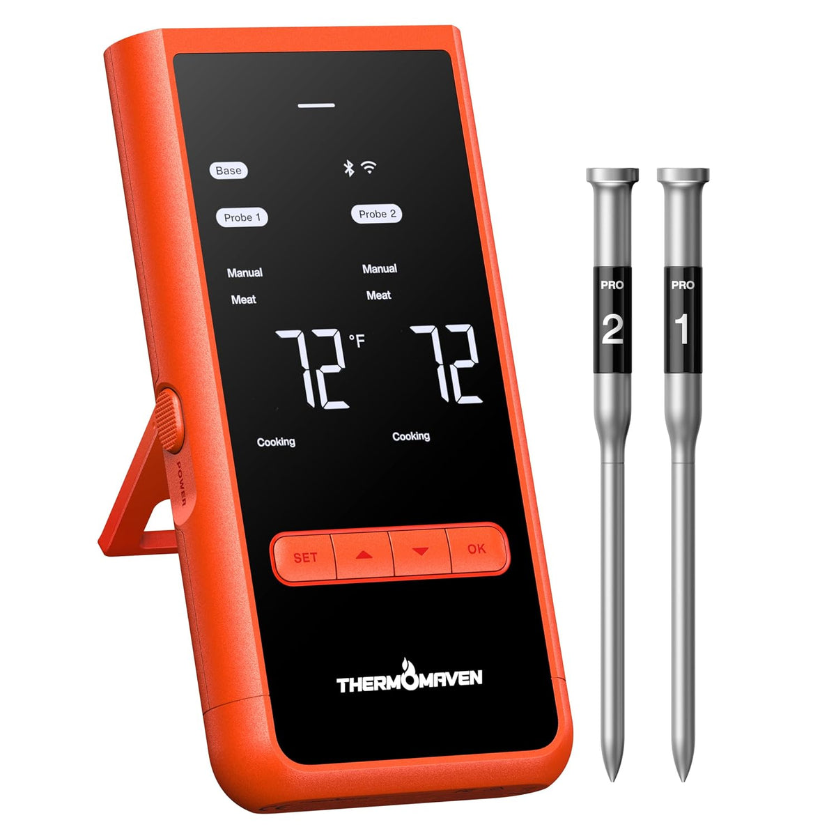 ThermoMaven Smart WiFi Wireless Meat Thermometer for Grilling with 2 Probes