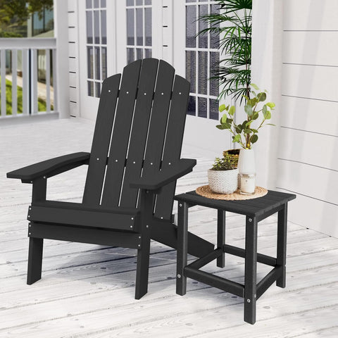 GARDENSTAR Outdoor Side Tables Adirondack, HDPE Small Table for Patio,Outside End Table for Porch, Deck, Pool, Weather Resistant/Easy Maintenance