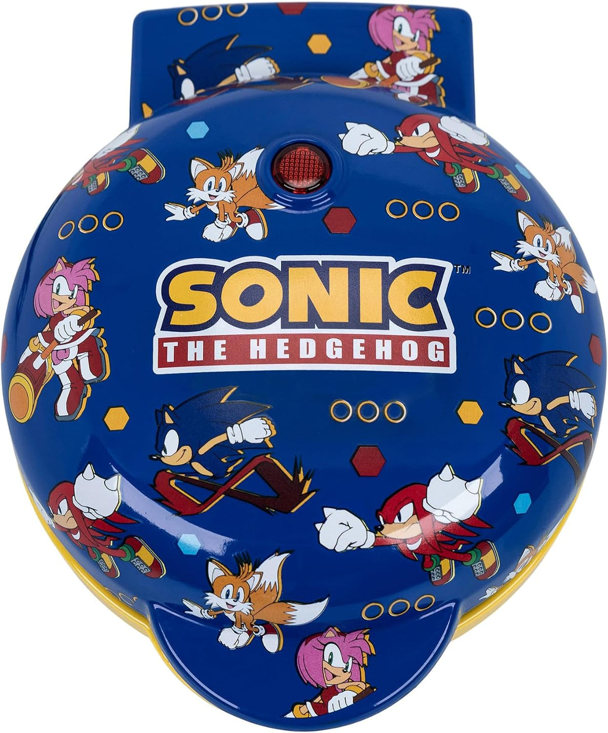 Uncanny Brands Sonic the Hedgehog Mini Waffle Maker - Sega Kitchen Appliance