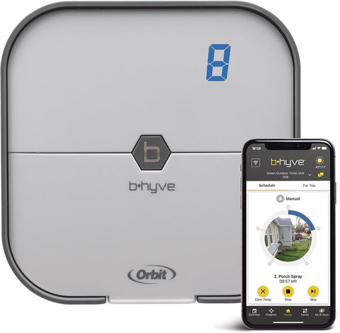 Orbit B-hyve Indoor Smart Sprinkler Controller, 8-Zone - 57925