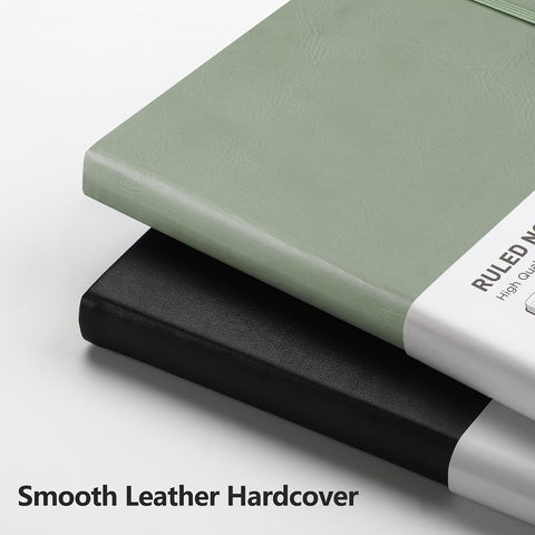 RETTACY Lined Journal Notebook, 192 Numbered Pages, A5 Size (5.7'' x 8.3'')