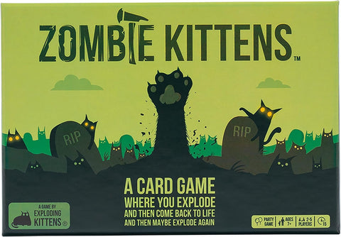 Exploding Kittens Zombie Kittens, 2-5 Players, Ages 7+ Card Game