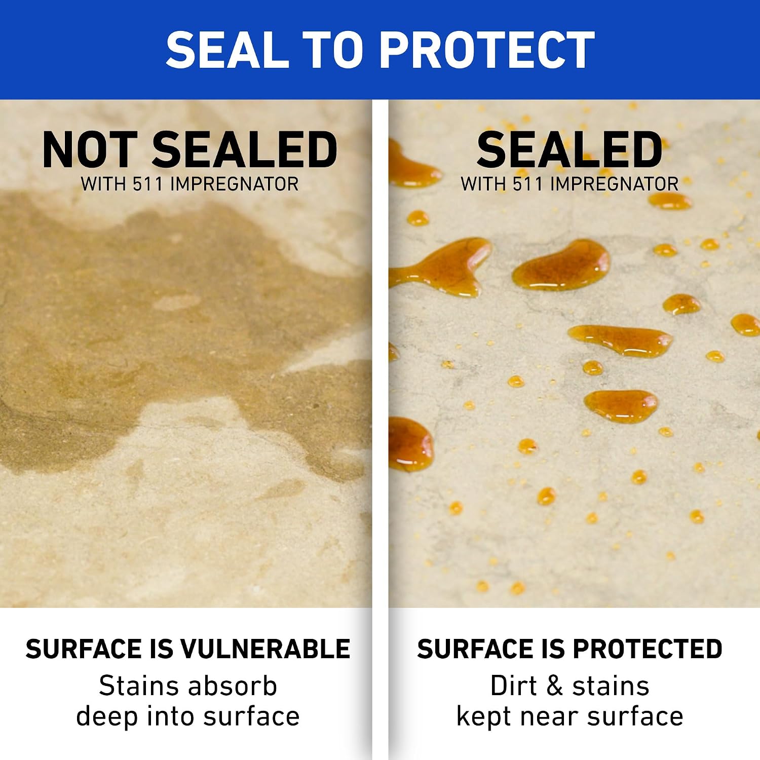 Miracle Sealants 511 Impregnator Penetrating Stone & Tile Sealer, Pint