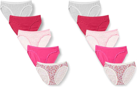 Amazon Essentials Women's Cotton Spandex Bikini Brief Underwear (Available in Plus Size)