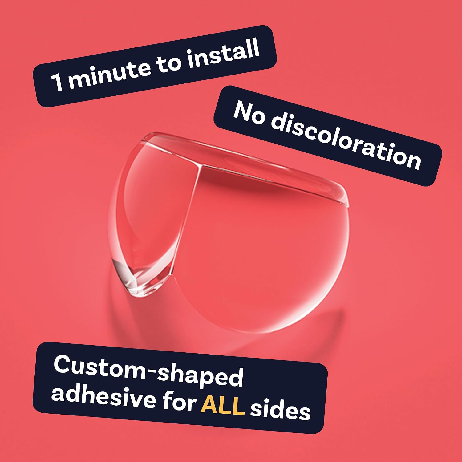 Corner Protector for Baby, Protectors Guards, Furniture Corner Guard & Edge Safety Bumpers - Baby Proof Bumper Cushion - Clear & Transparent (12 Pack)