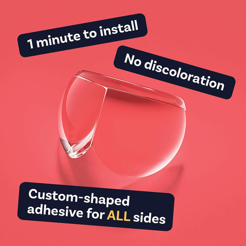 Corner Protector for Baby, Protectors Guards, Furniture Corner Guard & Edge Safety Bumpers - Baby Proof Bumper Cushion - Clear & Transparent (12 Pack)
