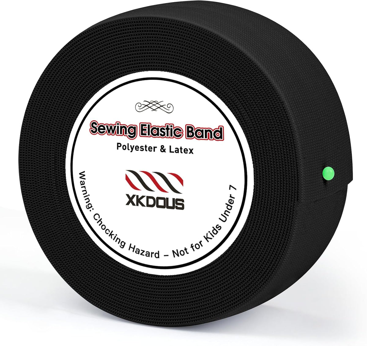 XKDOUS Elastic Band for Sewing, Black, 2 Inch 7 Yards